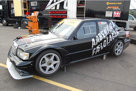 AFL Motorsport nye DTM EVO II, med den karakteristiske hækvinge.